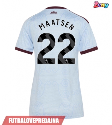 Lacne Ženy Futbalové dres Aston Villa Ian Maatsen #22 2026-27 Krátky Rukáv - Tretina